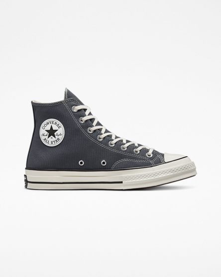 Tenisky Vysoke Converse Chuck 70 Vintage Platene Panske Siva Čierne | SK RUJWP1